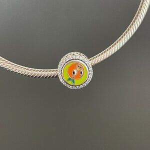 Pandora Disney Epcot Flower & Garden Festival Orange Bird Exclusive Dangle Charm